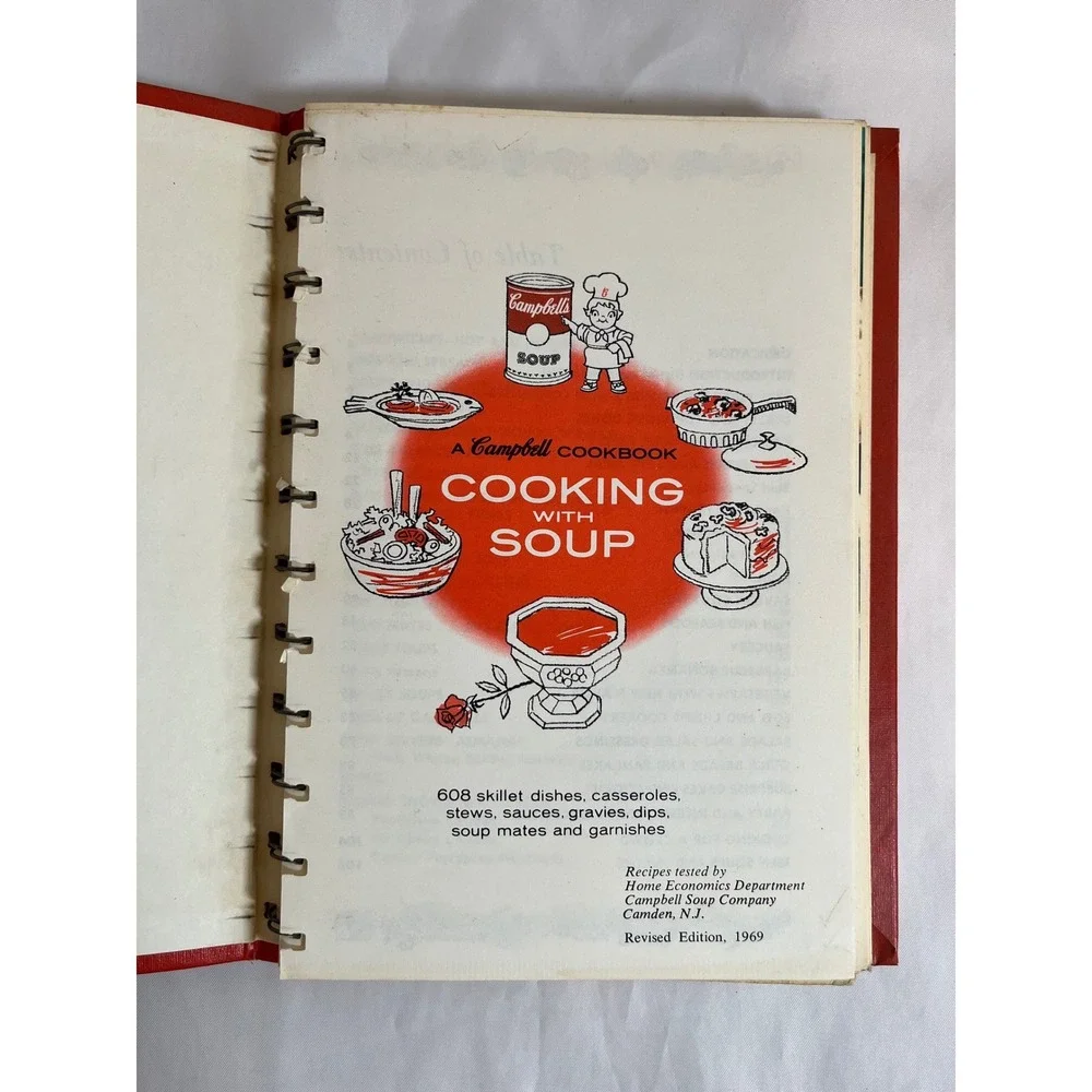 Vtg Campbells Soup Cookbook Set Cooking With Soup & Easy Ways To Delicious Meals